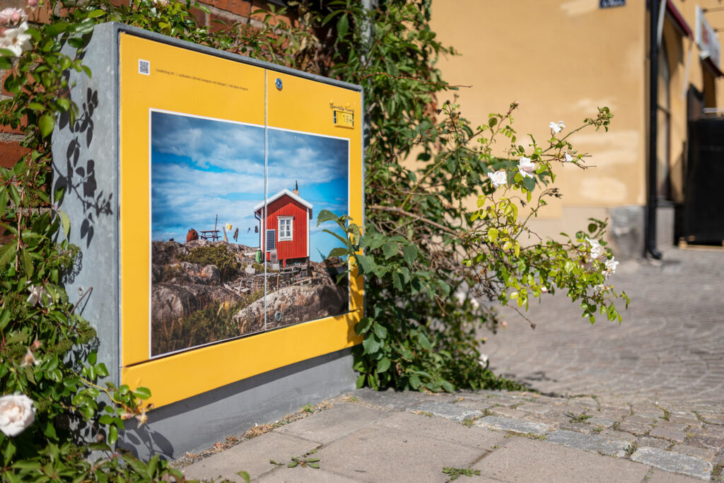 Bild på ett elskåp i centrala Norrtälje
